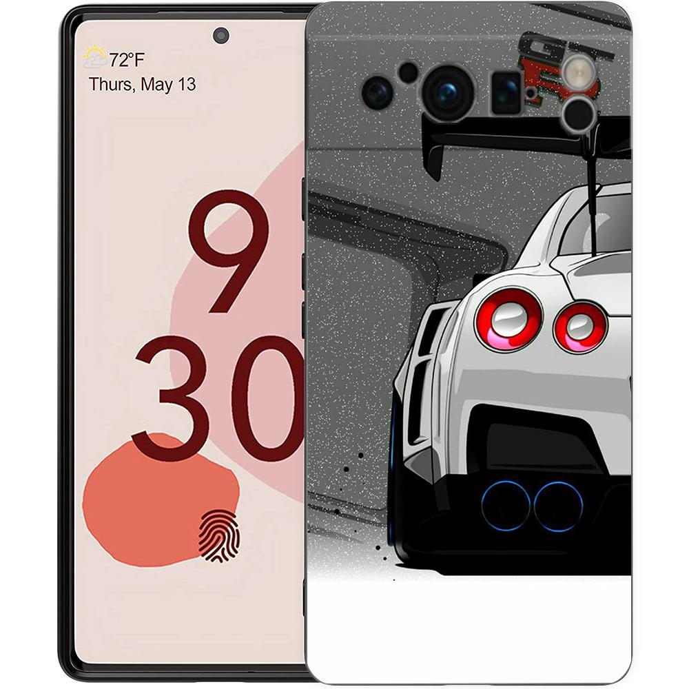

Japan JDM Sports Cars Phone Case For Google Pixel 9 8 7 6 Pro XL 8A 6A 7A 5G Soft Shockproof TPU Black Cover Fundas Pixel 7A
