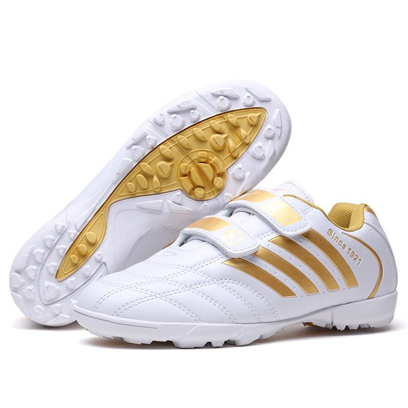 

Футбольные бутсы Double Star, детские, сломанные ногти, для мальчиков, учеников начальной школы, девочек, маленьких детей, восемь специальных нескользящих и износостойких 27