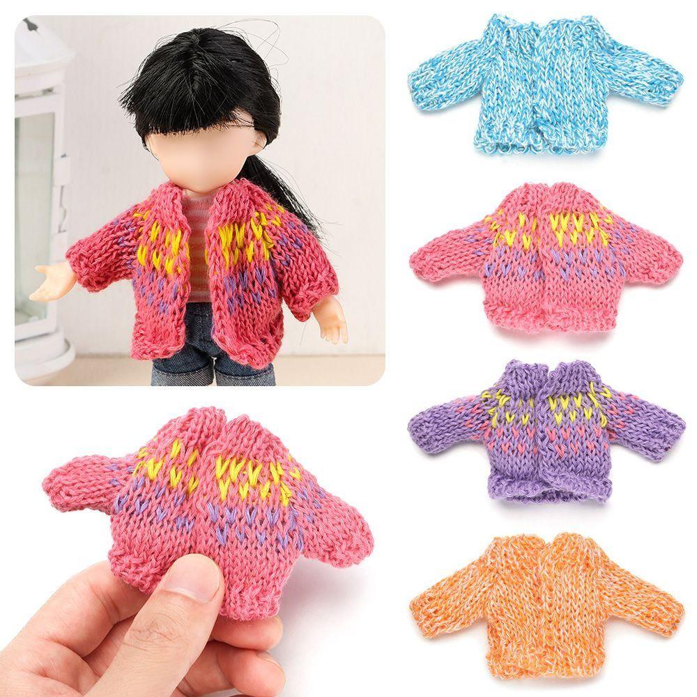 Hand-made Doll Clothes 10cm Cotton Doll DIY Clothes Changing Doll Accessories  for Children Toys