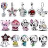925 Zilver Disney Monsters Charms Kralen Originele Dames Armband DIY Sieraden Hanger Cadeau