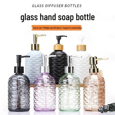 410 ml üveg pumpás flakon kézfertőtlenítőhöz, szappanhoz, samponhoz és tusfürdőhöz