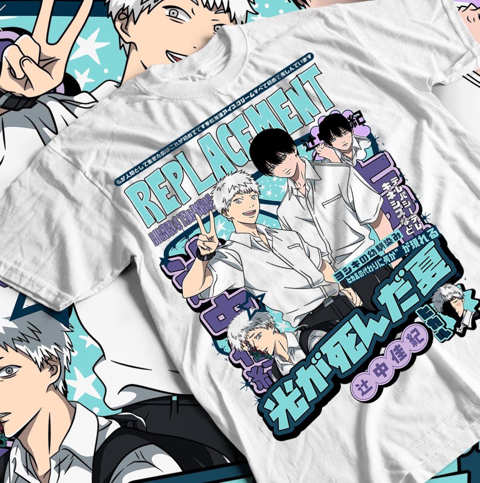 The Summer Hikaru Died T-shirt | Anime Character Graphic Tee 3XL