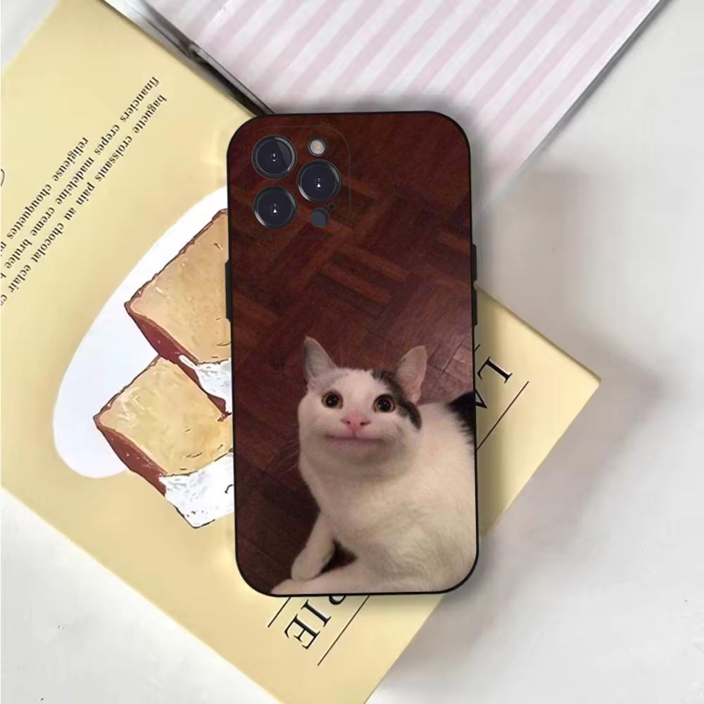 Pet Cat Funny memes Phone Case For iPhone 16,15,14,13,12,11,Pro,X,XS,Max,XR,Plus,Mini Soft Black Cover