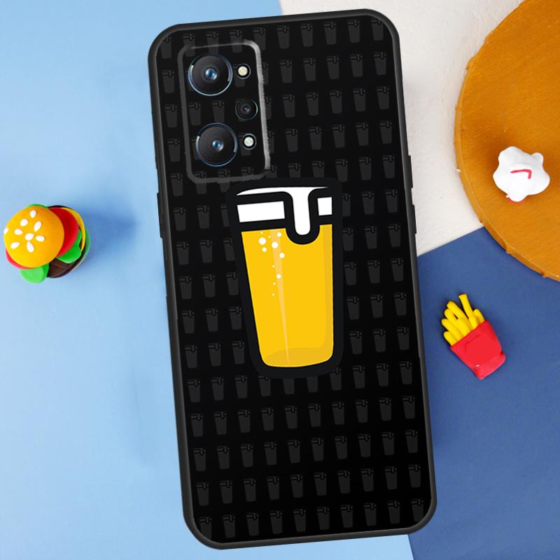 Beer Cup For Realme GT7 Pro GT 6T 6 5 C67 C61 C55 C53 C51 C21Y C25S C75 10 11 12 13 14 Pro Plus Case