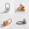 Pack of 4 U Shaped Earring Lifter Backs for Heavy Earrings and Droopy Earlobes Large Earring Back Replacements