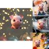 Cute Pig Acrylic Keychain Car Interior Decoration Pendant For Backpack Festive Gift