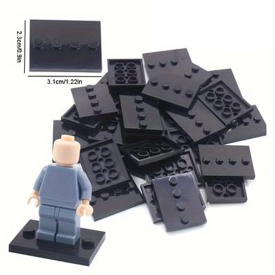 20 pezzi City Figures 3X4 Punti Base Piastra Espositore Supporto Fai da Te Blocchi da Costruzione Base per Bambole Accessori Mattoni Minifigure Parti Compatibili 88646