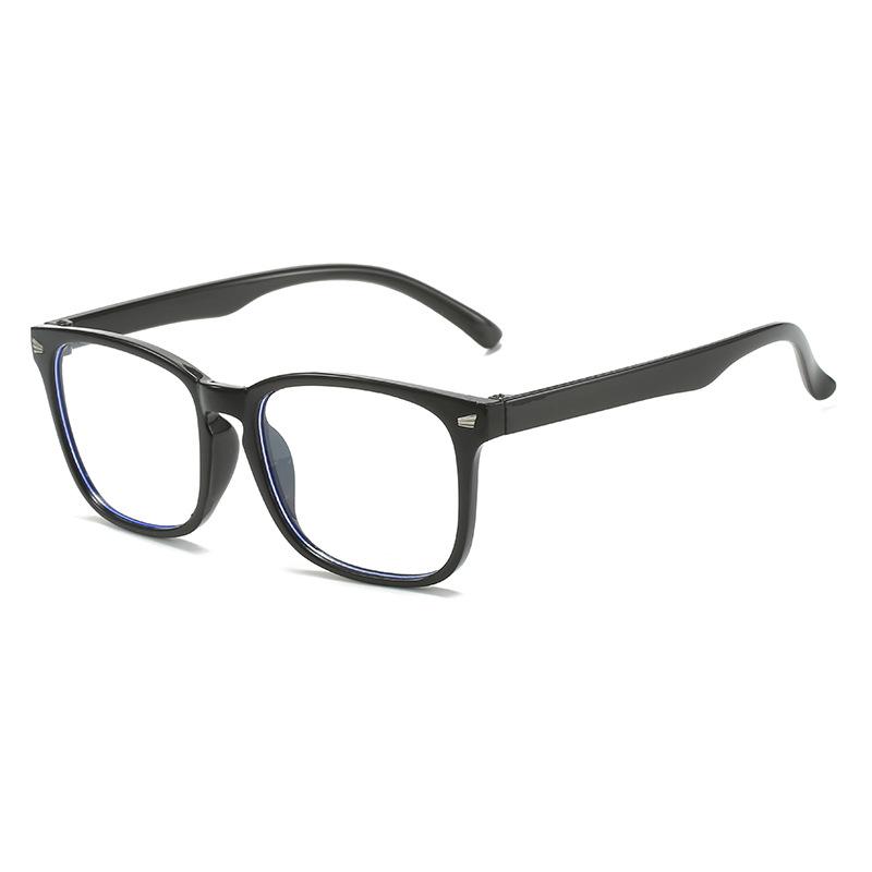 Anti-Blue Glasses Flat Glasses Women'S Square Glasses Myopia Glasses Frames