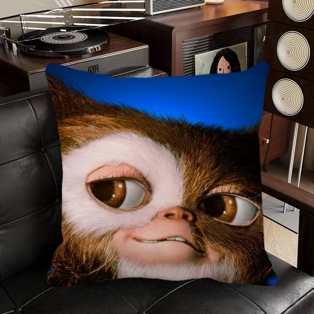 

Classic Movies Gremlins Character Pillow Case Square Pillow Bedroom Sofa Leisure Comfort Cushion Car 16x16Inch