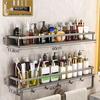 Punch-Free Wall-Mounted Bathroom Storage Rack for Basin and Toilet