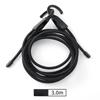 1.5M/3M Cargo Luggage Lashing Buckle Ropefor Motorcycle Traveling Elastic Strap Adjustable Tension Belt Car Clothesline Hook