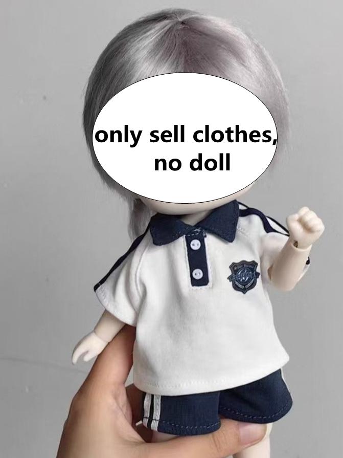 

Bjd 1/6 Doll School Uniform Clothes Preppy Style Uniform Clothes For 30Cm Bjd Doll Dress Up Diy Toys For Dolls Accessories only clothes