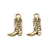 Cowboy Boot Charms Multi Color Alloy Pendants For Western Themed DIY Jewelry