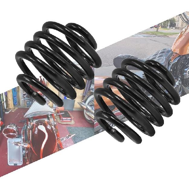Motorcycle Solo Seat 2 Inch Spring Bracket Hardware Mount Kit Fit For Harley Softail Sportster XL Bobber Chopper Custom (Chrome) чёрный