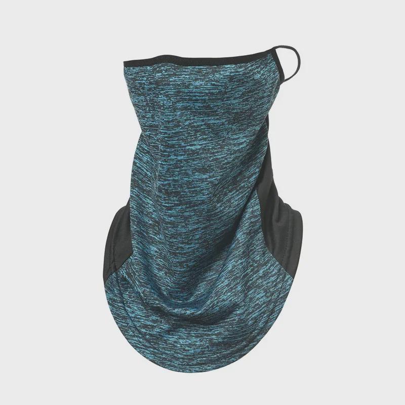 Summer Sunscreen Ice Silk Neck and Face Mask: UV Protection, Colorful, Dustproof, Windproof, Ear-Hanging for Outdoor Cycling