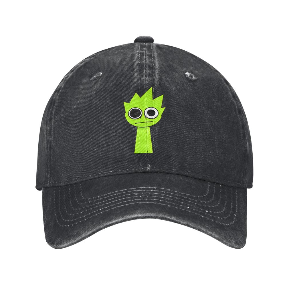 Sprunkis Cartoon Unisex Baseball Caps Cartoon Game Distressed Denim Washed Hats Cap Outdoor Activities Adjustable Headwear