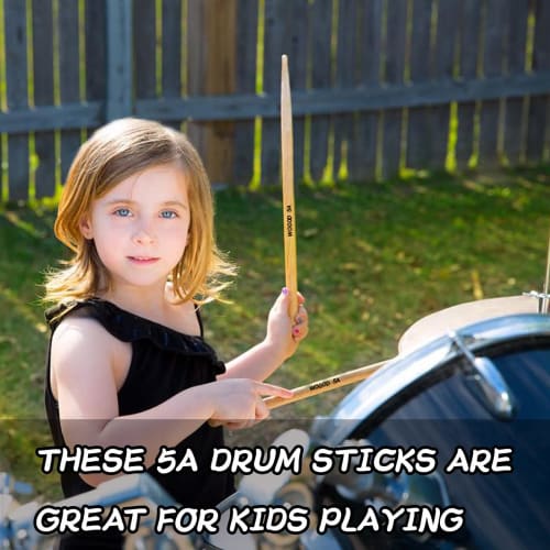 WOGOD 5A Maple Drumsticks (2 Pairs)