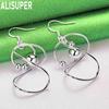 925 Sterling Silver Intricately Designed Wrapped Bead Earrings - Exquisite Evening Jewelry