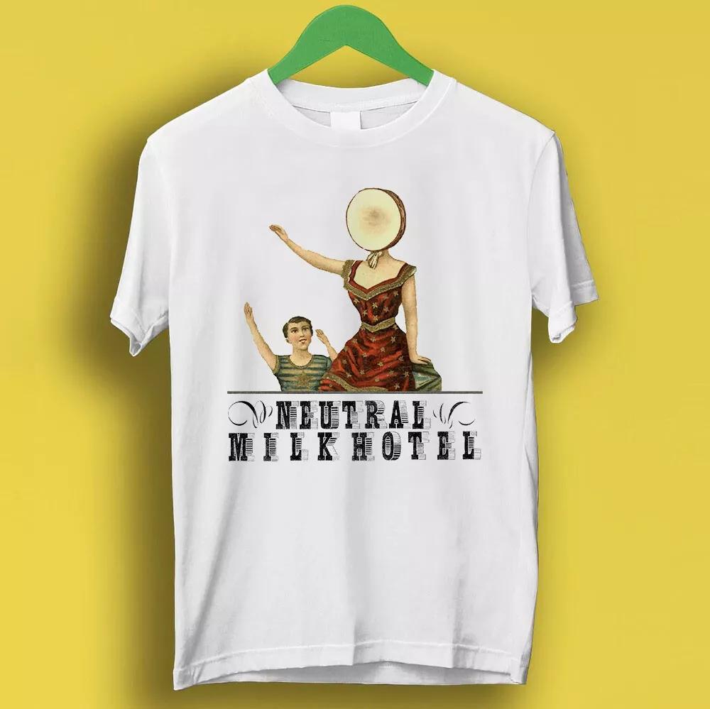 

Neutral Milk Hotel Indie Rock Retro Music Top Tee T Shirt P1058 3XL