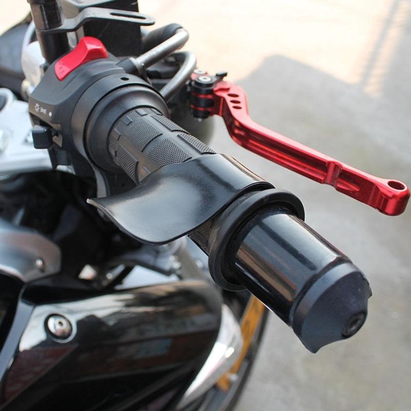 Bequeme Handauflage Zuverlässige Motorrad-Gasgriffhilfe Stilvoller Motorrad-Lenkergriff Kunststoff für Motorrad