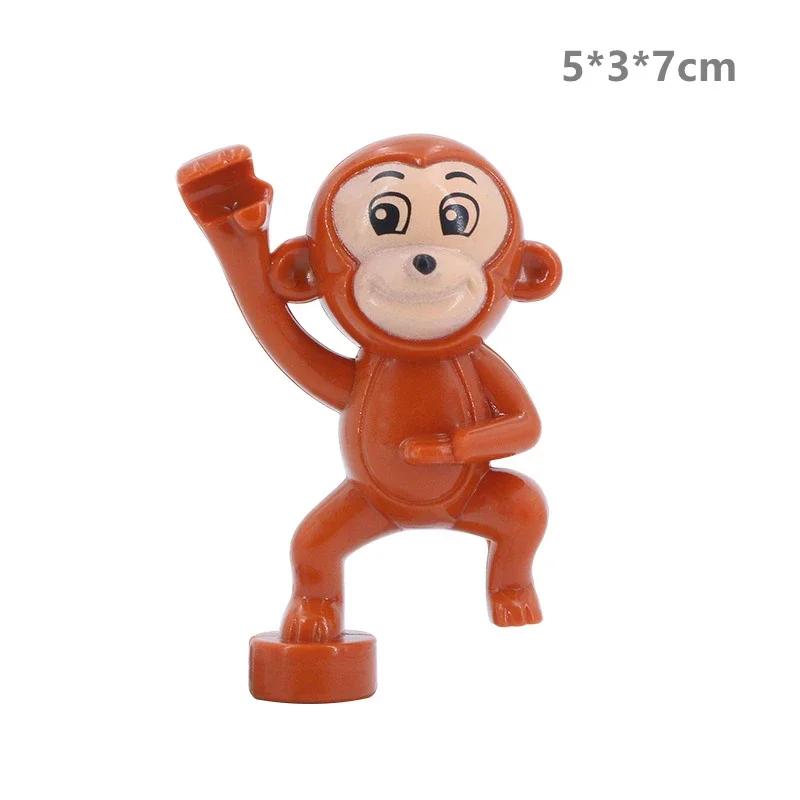 Big Size Building Blocks Forest Animals Lion Deer Panda Beast Enlightenment Toys Compatible Large Blocks Children Kids Gifts