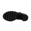 Gdgydh Women's Platform Chunky High Heels Sexy Cross Strap Open Toe Buckle Strap Pumps Back Zipper Party Sandals Goth Style
