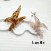Luohe Acetate Large Butterfly Claw Hair Clip for Women's Updo Accessories