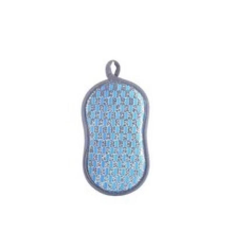 Double-Sided Dishwashing Sponge Scrubber with Steel Wire