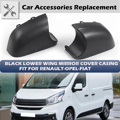 Tampa de Retrovisor com Rima Carcaça da Tampa do Retrovisor Lateral Encaixe Para Vauxhall Vivaro Renault Trafic Fiat Talento Furgão 2015-2018