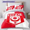 Hallescher FC Pattern Bedding,Quilt Set Quilt Cover Pillowcase Home Birthday Gift(1 * Duvet Cover + 2 * Pillowcase, Without Core)