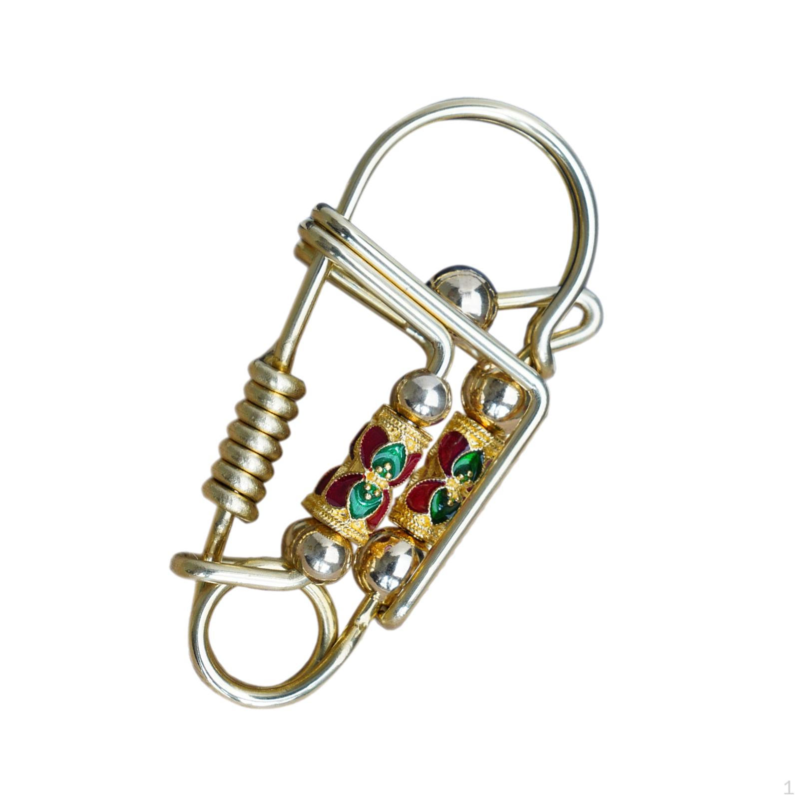 Creative Brass Keychains Bottle Opener Key Holder Keyring Charms Decoration Carabiners Keys Clip