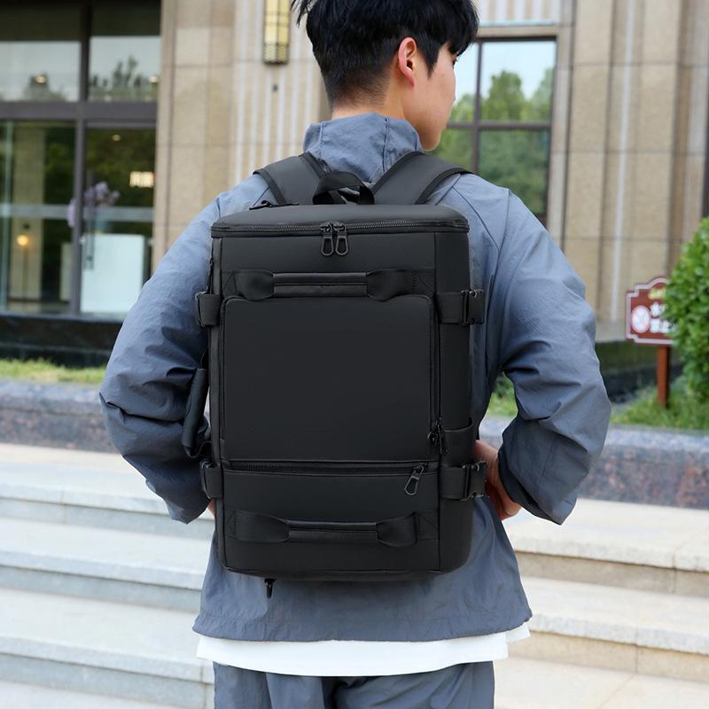 Unisex Travel Backpack: Large Capacity Laptop & Multifunctional Shoulder Messenger Bag