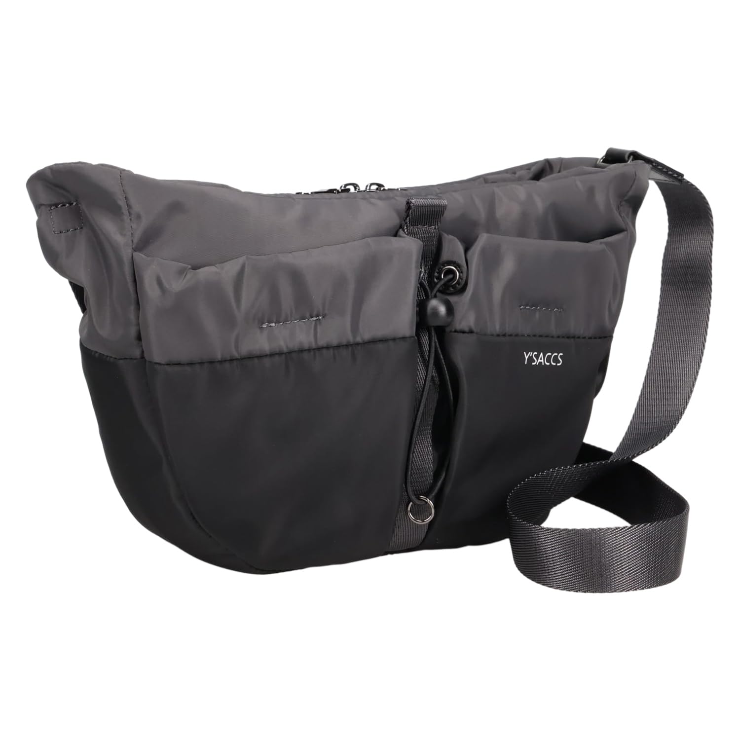 

Isaac Drawstring Combination Color Shoulder Bag Mini 2005201 Dark Gray (15)
