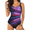 Halter Slimming One-Piece Swimsuit - Quick-Drying Cover Belly Swimwear for Women