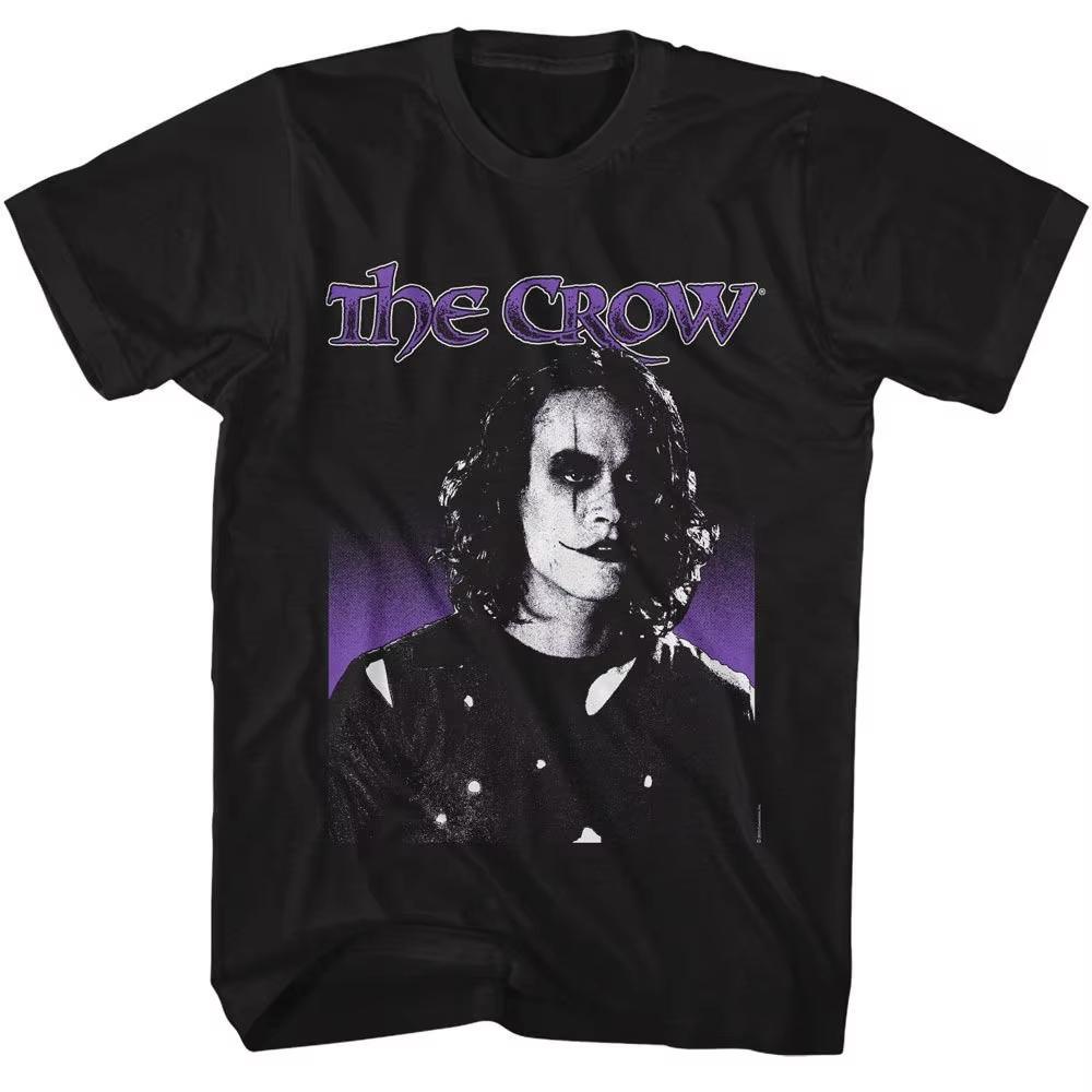 The Crow Logo and Draven Black Adult T-Shirt Summer Men s and Women s Loose and Breathable T-shirt Top M