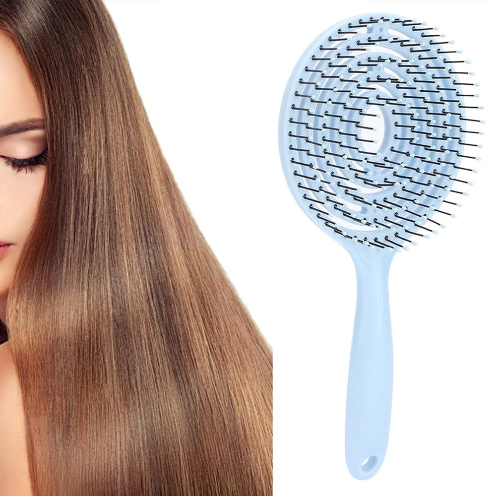 Vented Design Hair Detangling Brush Soft Straightening Hair Brush Salon Hair Comb For Women