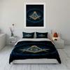 Masonic Symbol Design Bedding Set Bedding set (1 duvet cover, 2 pillowcases, duvet not included)