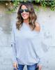 European & American Fall/Winter Sexy Off-Shoulder Batwing Sleeve Knitted Sweater for Women