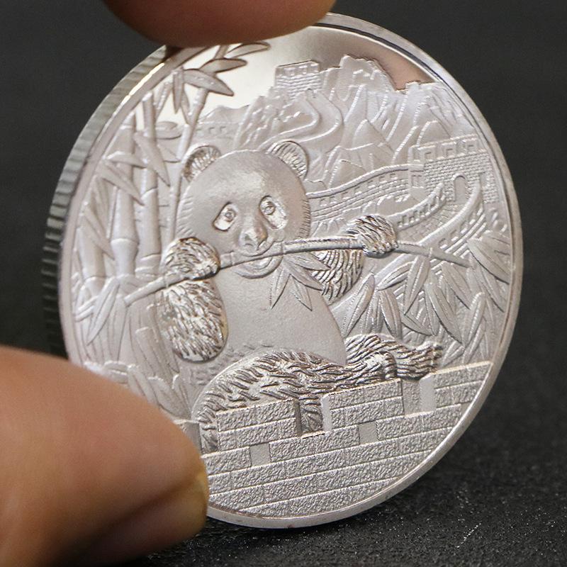 Stříbrná pamětní mince Spot Panda Dárek