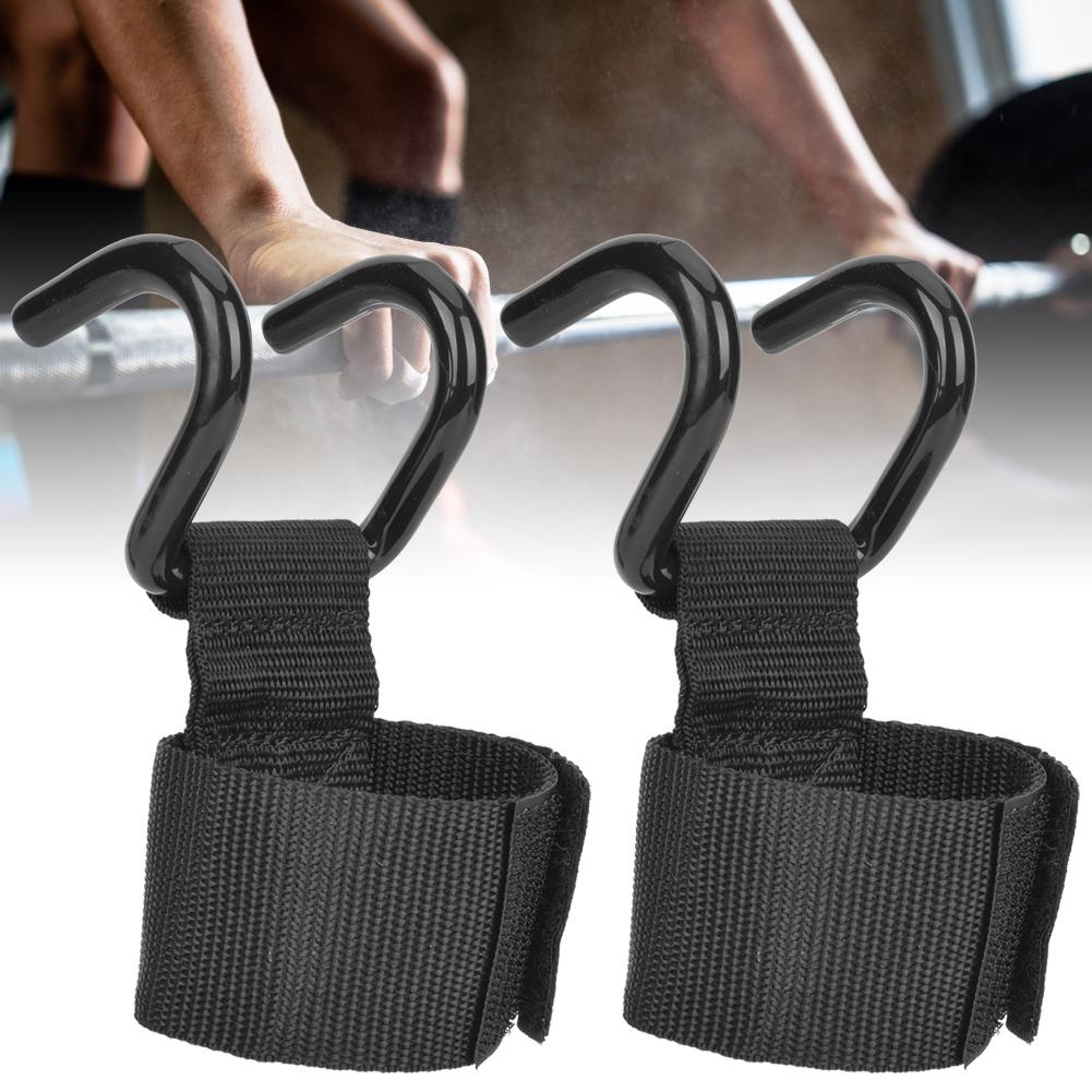 2Pcs Fitness Weight Lifting Hook Training Gym Grips Straps Wrist Support for Sports Exercise EquipmentWeight Lifting