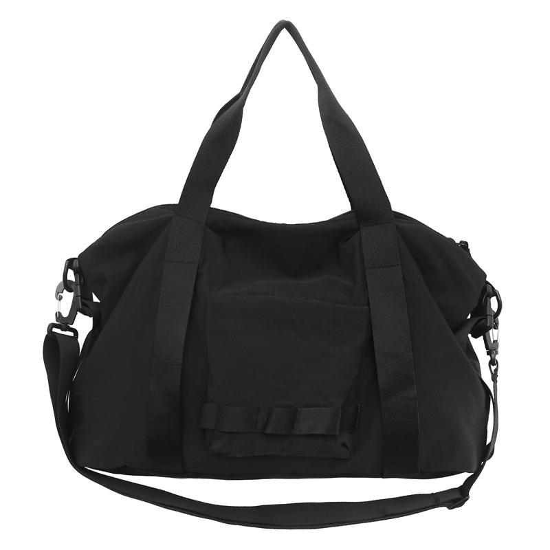 Men and Women Students Make Up Lessons and Store Hand Luggage Bags for Leisure and Simple Design Travel Bags for Zip Lever