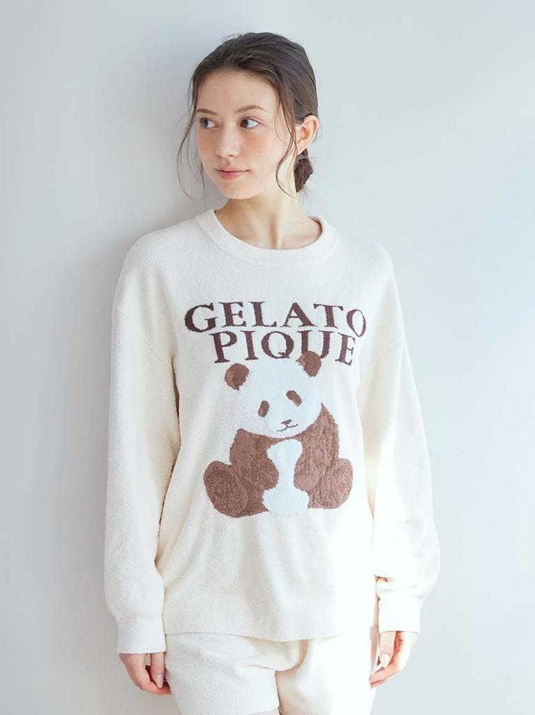 Gelato Pique Panda JQD Pullover PWNT251094 OWHT Free Size Women's