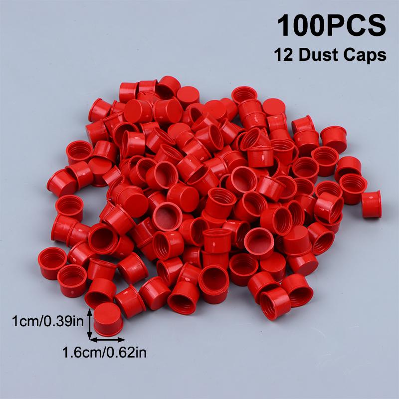 

100Pcs Random Color M12 M14 M16 M18 Diesel Common Rail Injector Connect Joint Dust Cap Oil Tube Pipe Plug