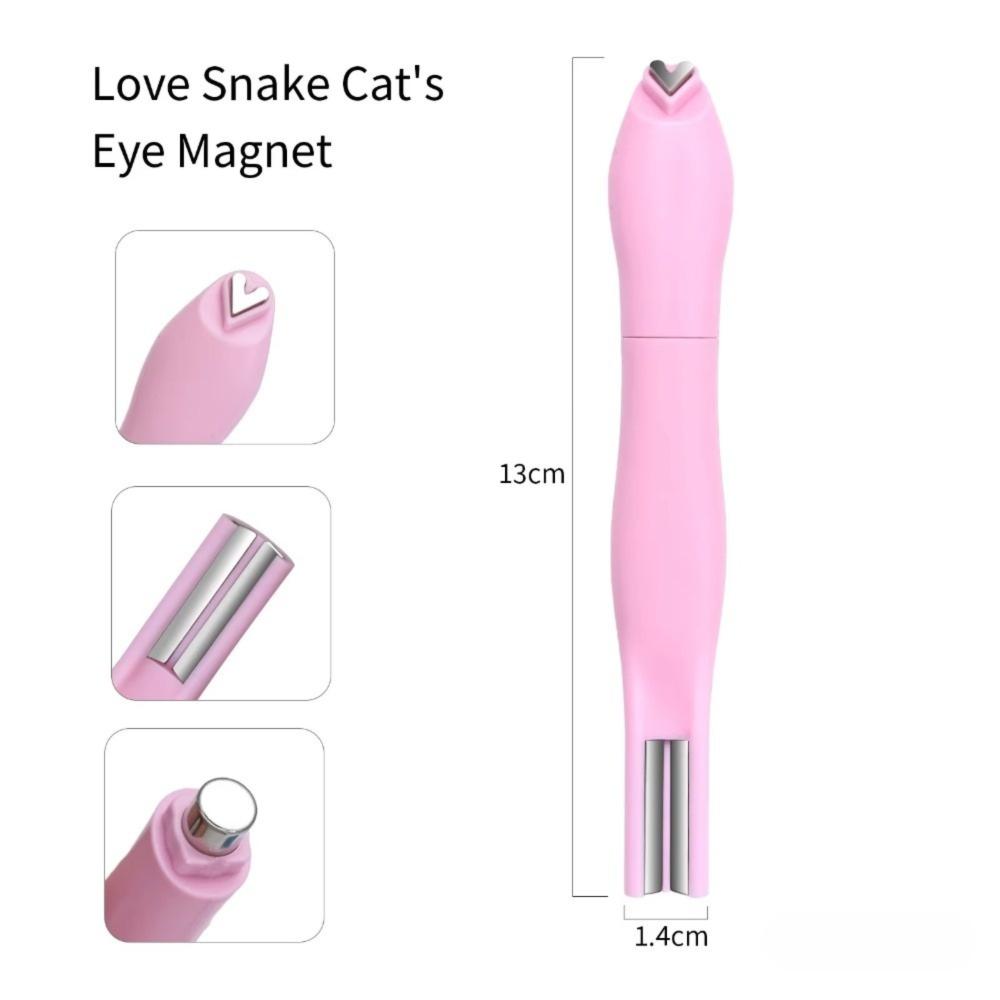 

Магнит Сердце Кошачий Глаз для Ногтей Сделай Сам Портативный Маникюр Магнит Сердце для Гель-лака Кошачий Глаз розовый