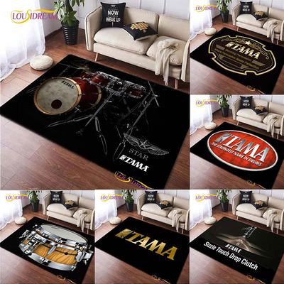 Tapis de Batterie Marque T-Tama Mode pour Salon Chambre à Coucher Tapis de Zone Cuisine Porte Enfant Tapis de Sol Antidérapant Alfombra Cadeau d'Anniversaire