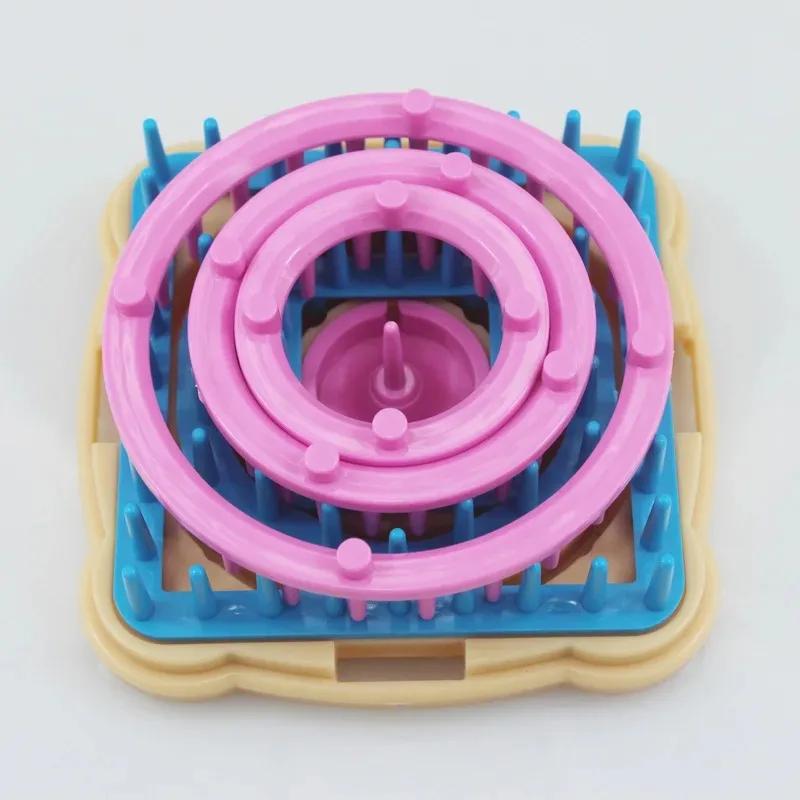 Square Flower Knitting Wool Flower Knitting Machine Wool Flower Knitting Ball  Net Square Christmas Craft Supplies