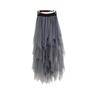 Gonne in tulle con vita elastica Gonna tutù in rete elastica a vita alta moda donna Gonna midi sexy per ragazze