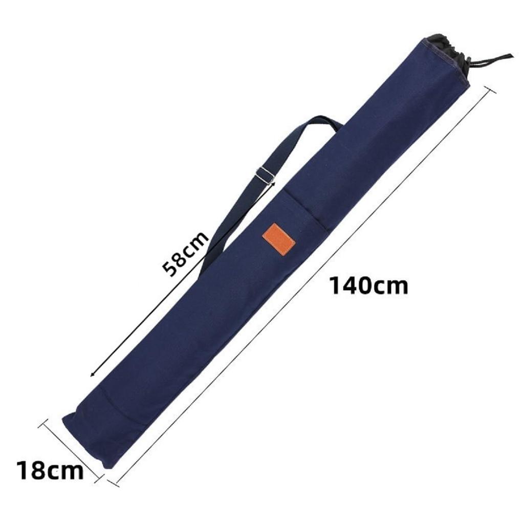 siawadeky Fishing Rod Bag 140cm Portable Waterproof Rod Case Handbag