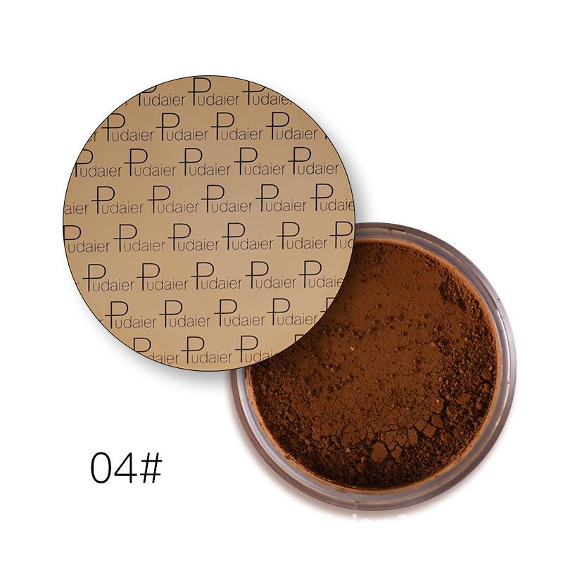 Pudaier maquillage poudre libre nacrée mate mettant en évidence la poudre correcteur fixant la poudre de miel