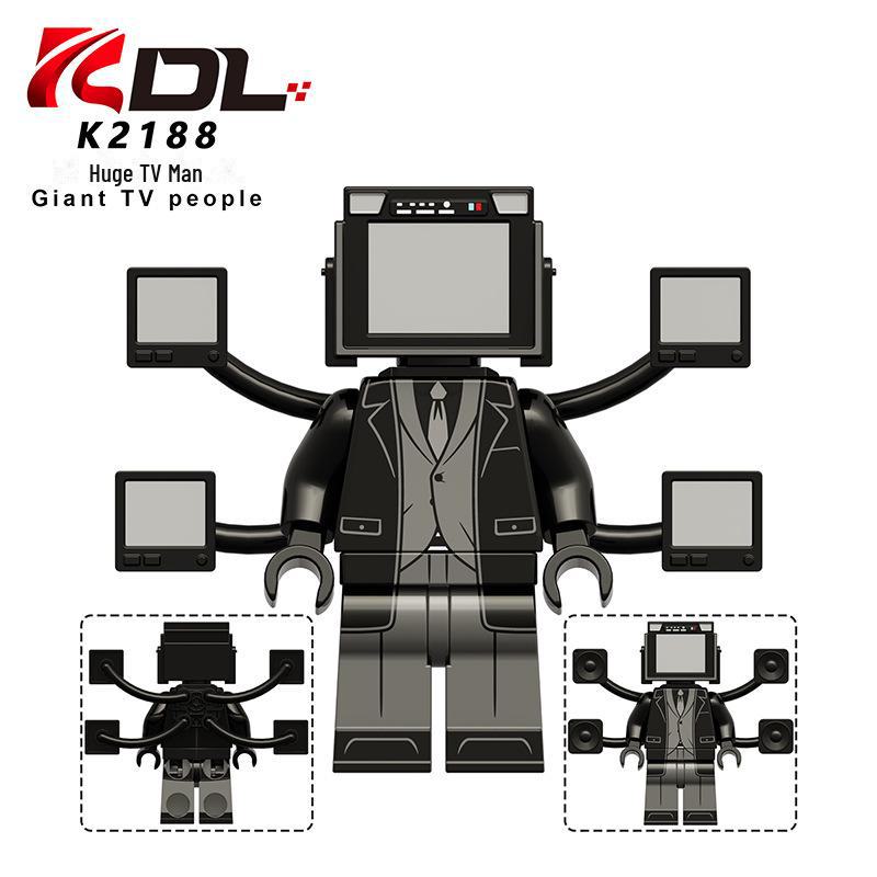 Corey KDL826 Titan TV Man Toilet Small Building Block Toy Set